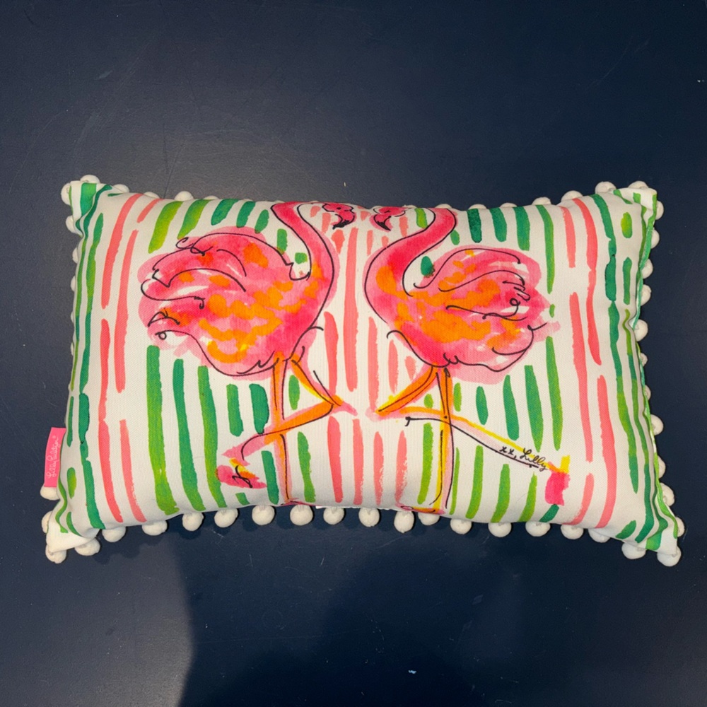 Lilly Pulitzer Flamingo Pillow